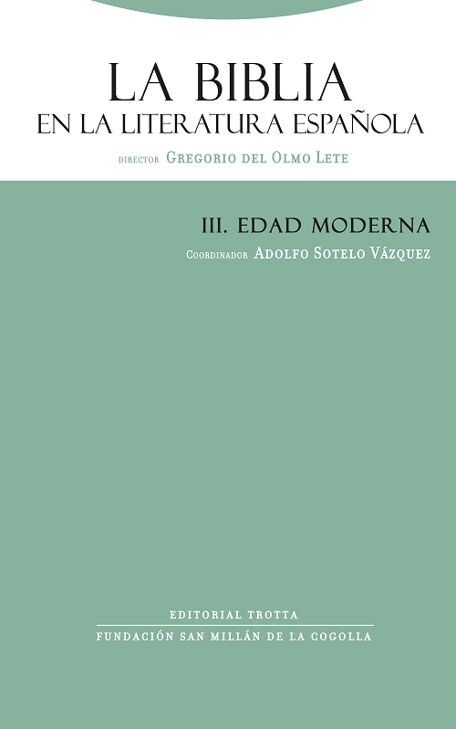 Biblia en la Literatura Española III Edad Moderna