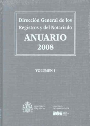 Anuario 2008 Dirección General Registros