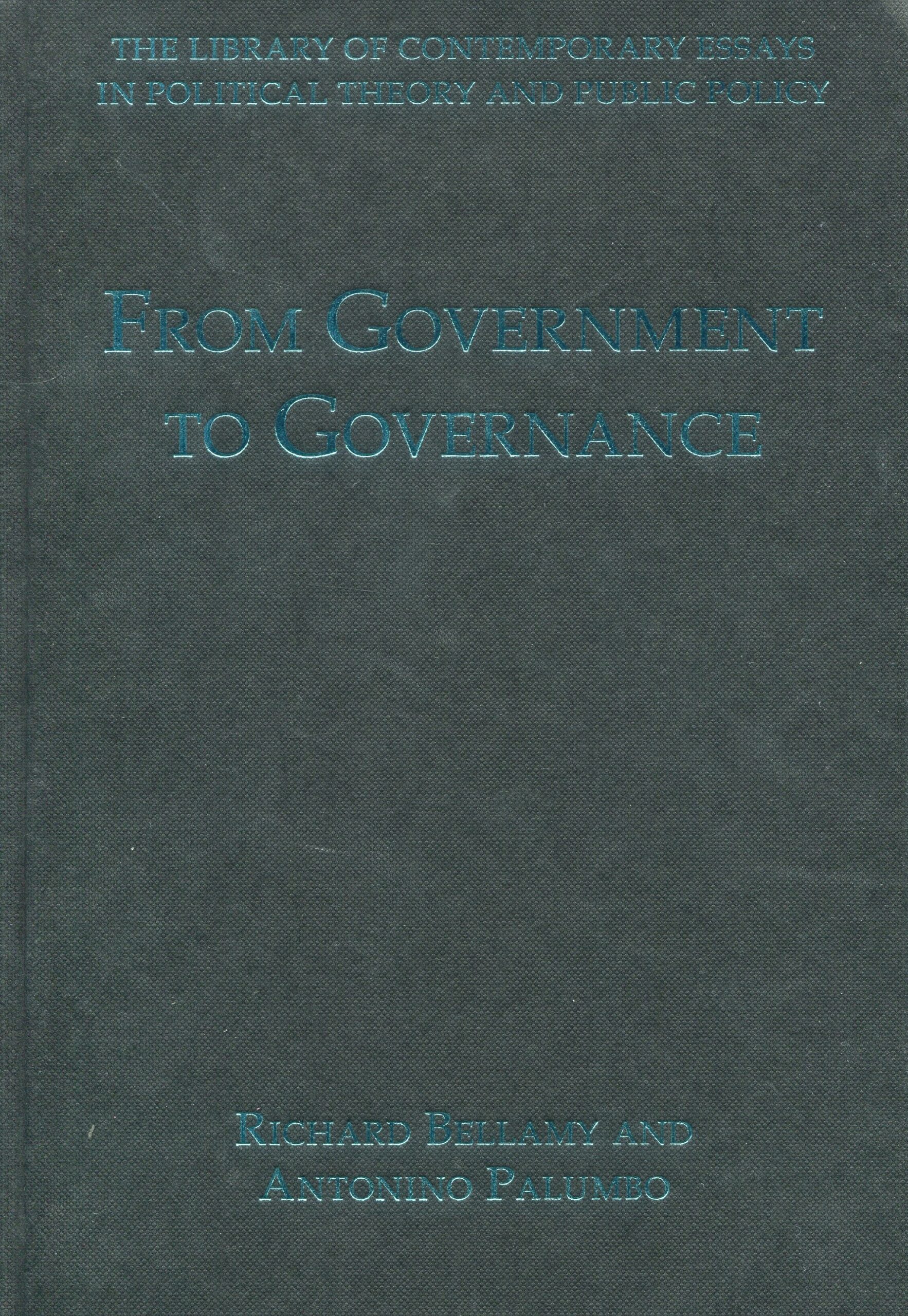 From Government to Governance 9780754628033