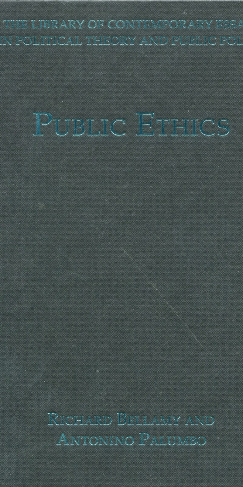 Public Ethics 9780754628095