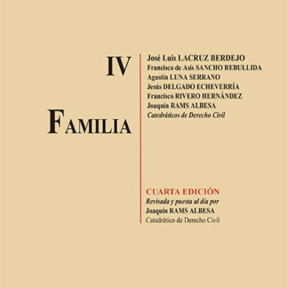 Elementos de Derecho Civil. Tomo IV. Familia