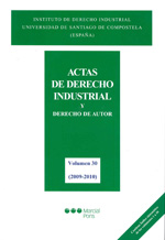 Actas de Derecho Industrial 30