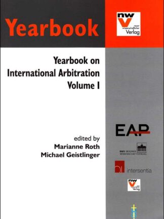 Yearbook on International Arbitration Volume I*