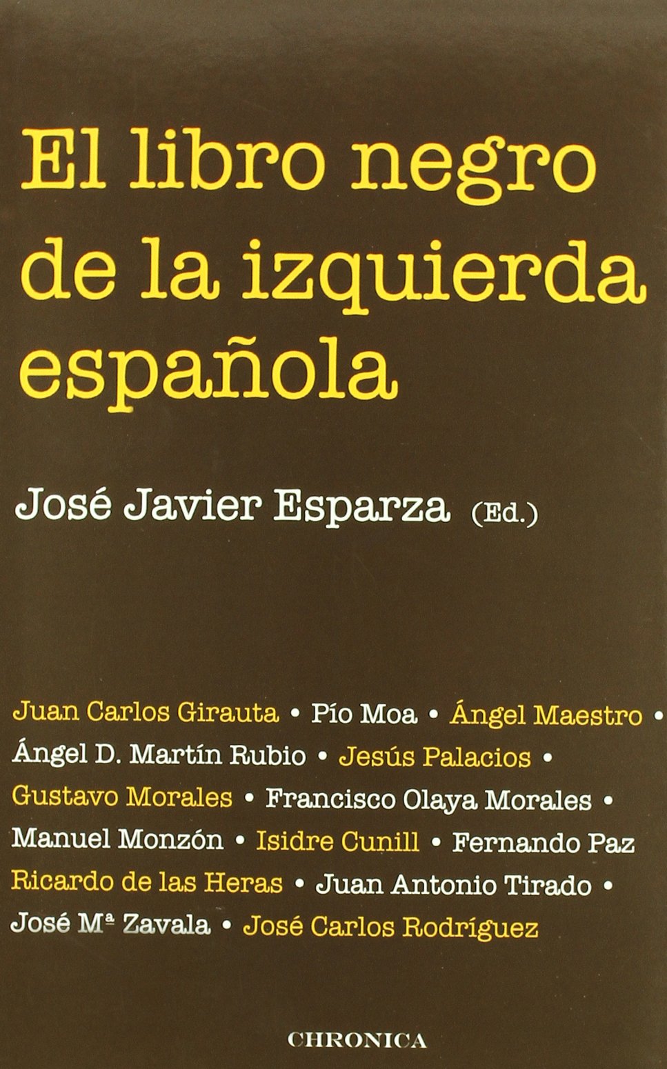 Libro Negro Izquierda Española