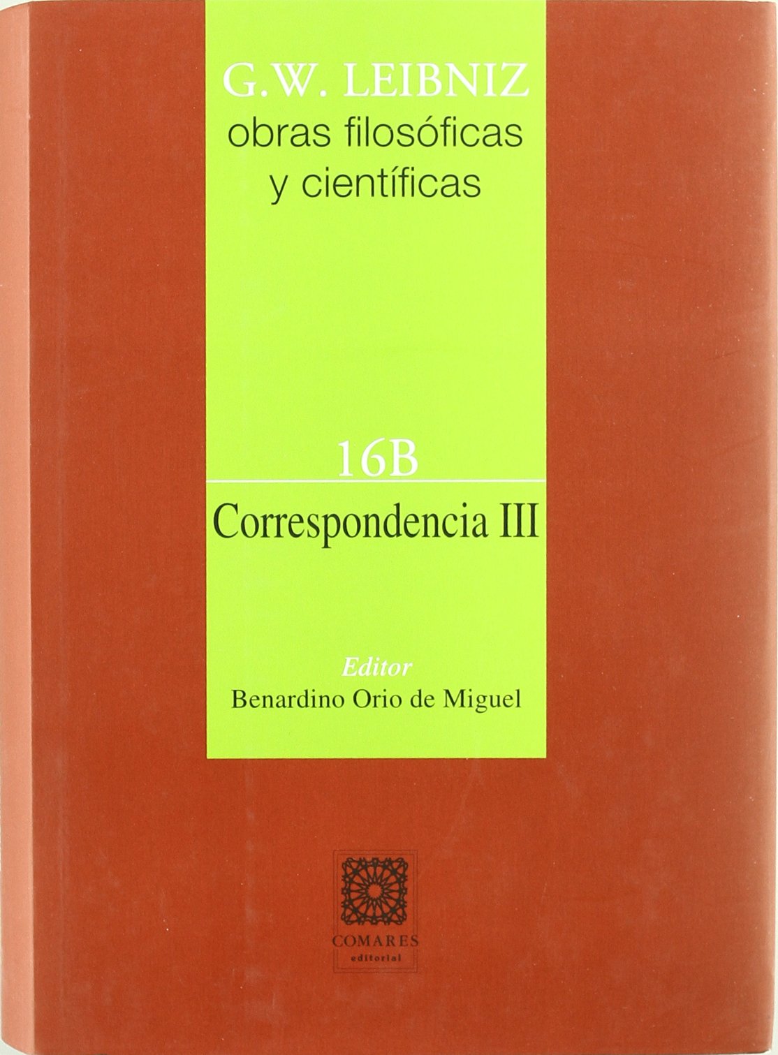 CORRESPONDENCIA III 16 B LEIBNIZ COMARES