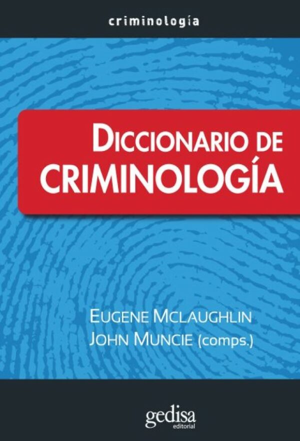 Diccionario de Criminología 9788497843249