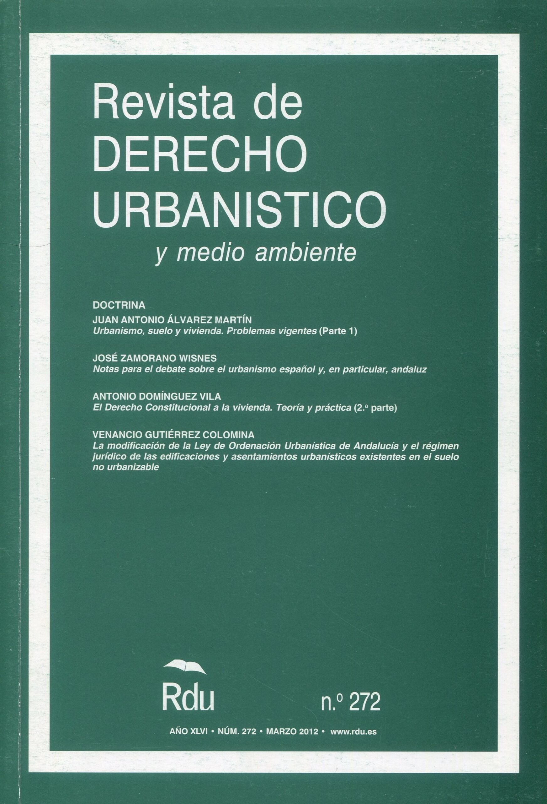 Revista Derecho Urbanístico 272
