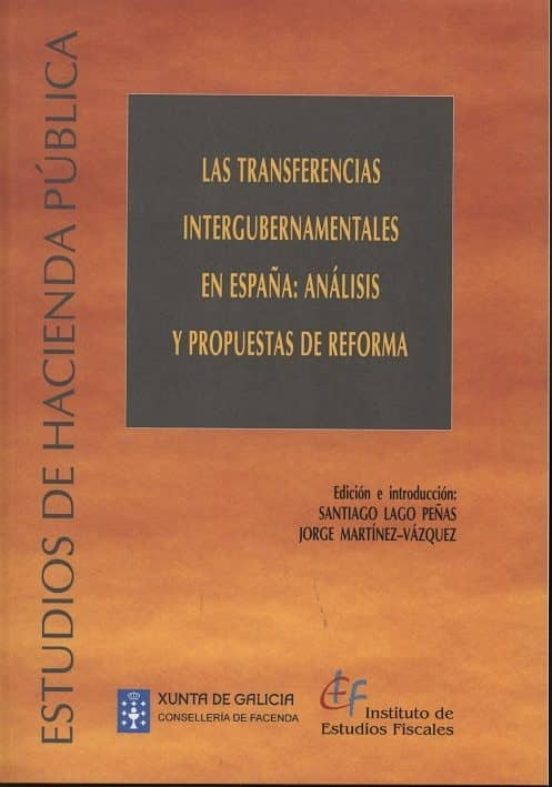 Transferencias Intergubernamentales en España / 9788480083454