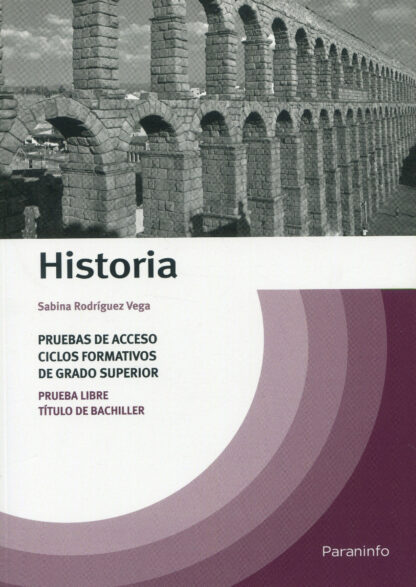 Temario Historia pruebas de acceso a ciclos formativos de grado superior