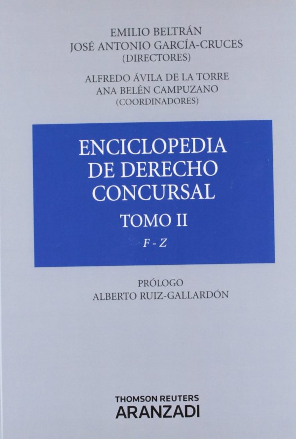 ENCICLOPEDIA DE DERECHO CONCURSAL