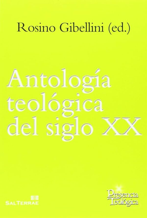 antología teológica siglo XX - 9788429320268