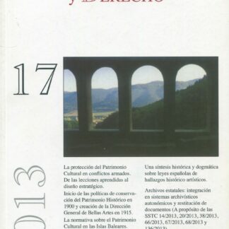 Patrimonio Cultural y Derecho. Número 17. 2013
