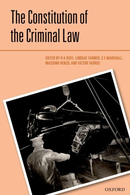 Constitution of the Criminal Law *