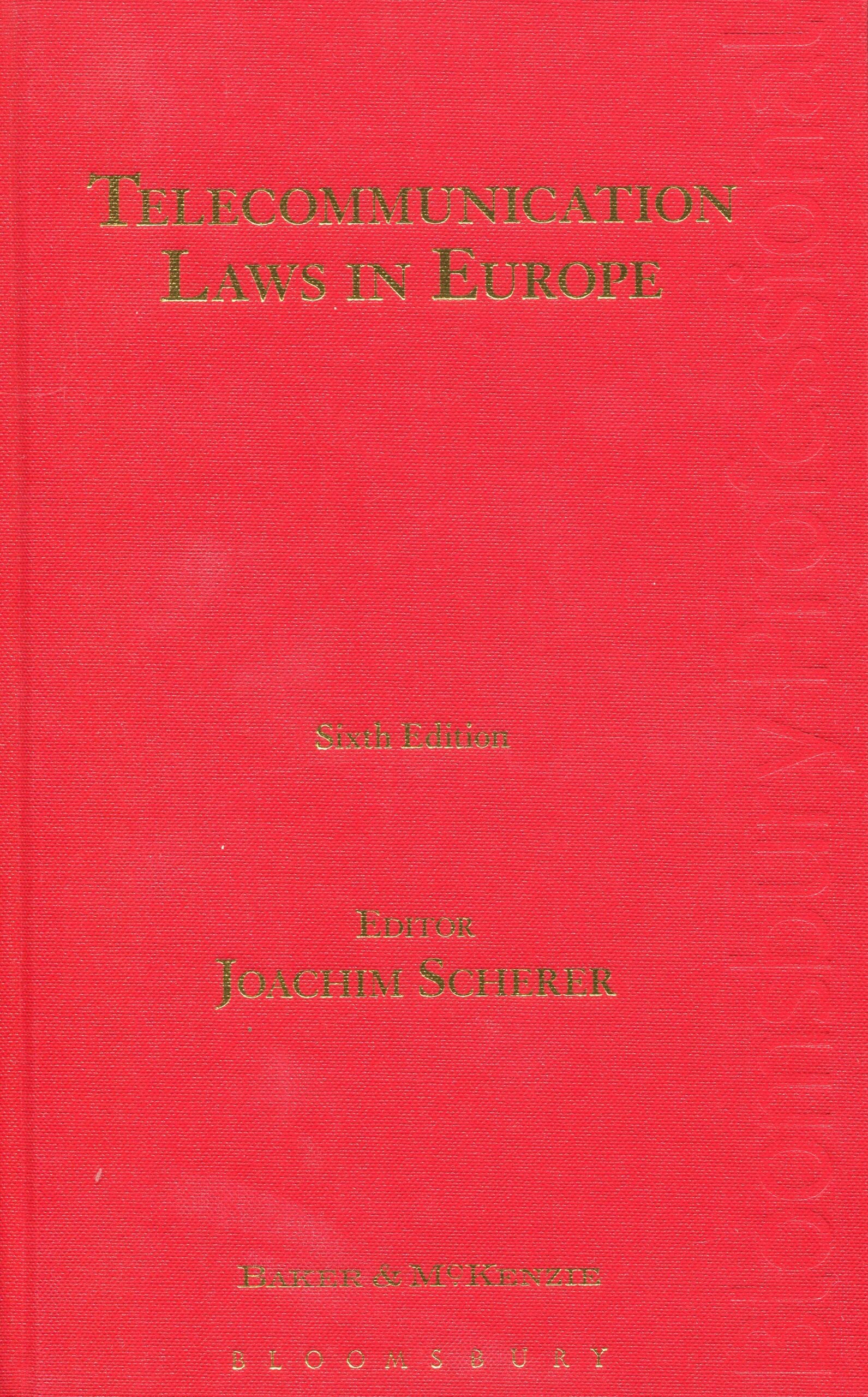 Telecommunication Laws in Europe 9781847668851