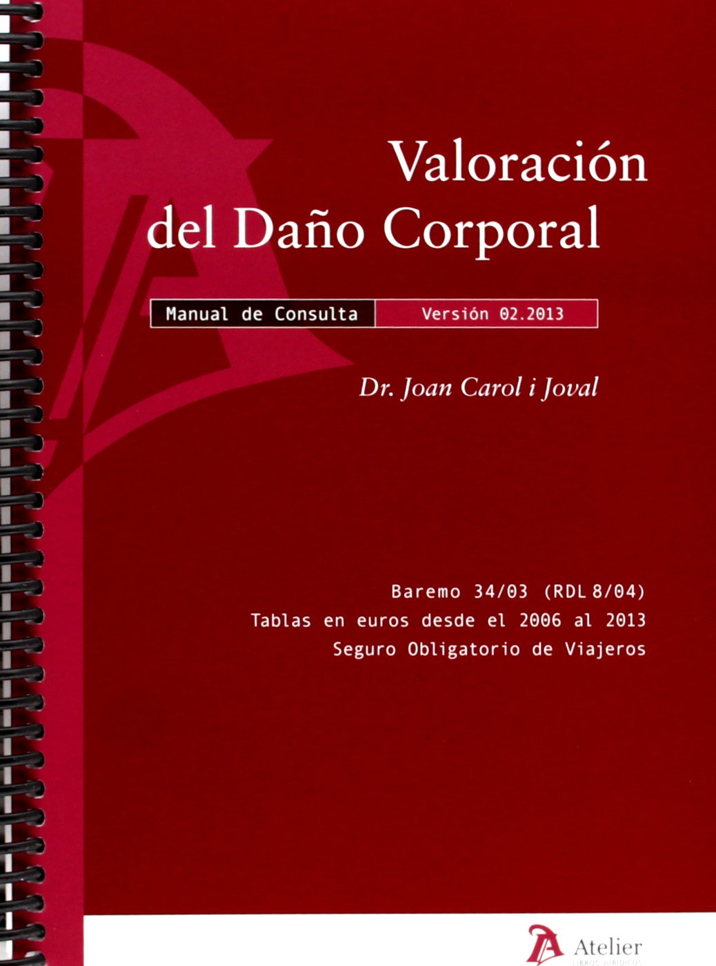VALORACION DEL DAÑO CORPORAL - MANUAL DE CONSULTA