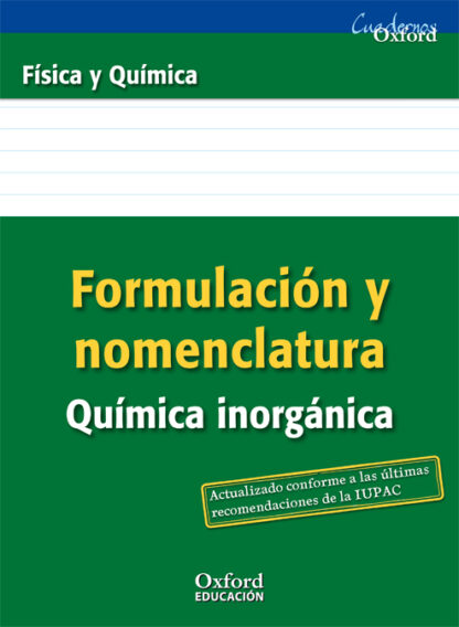 Formulación y nomenclatura. Química inorgática