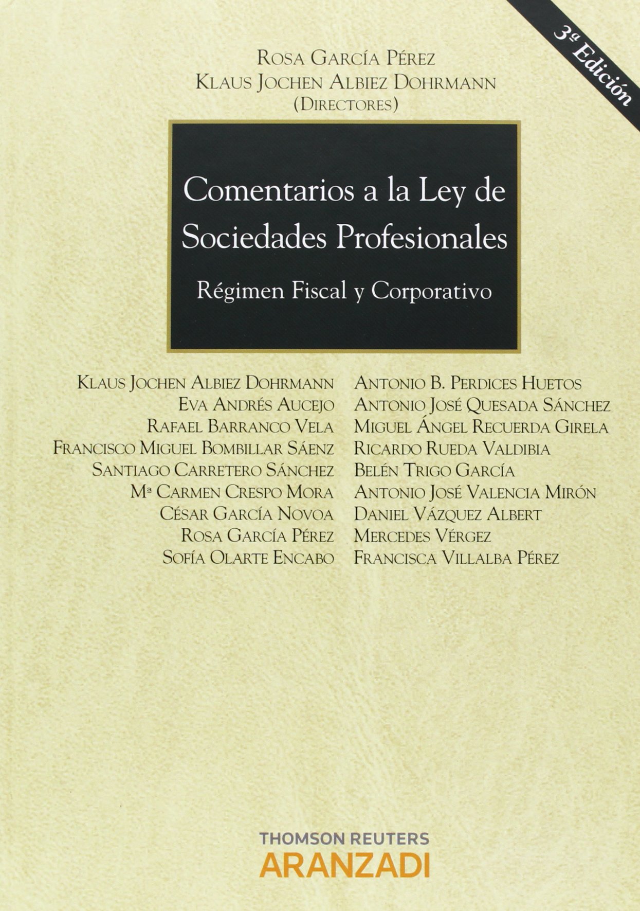 COMENTARIOS LEY SOCIEDADES PROFESIONALES
