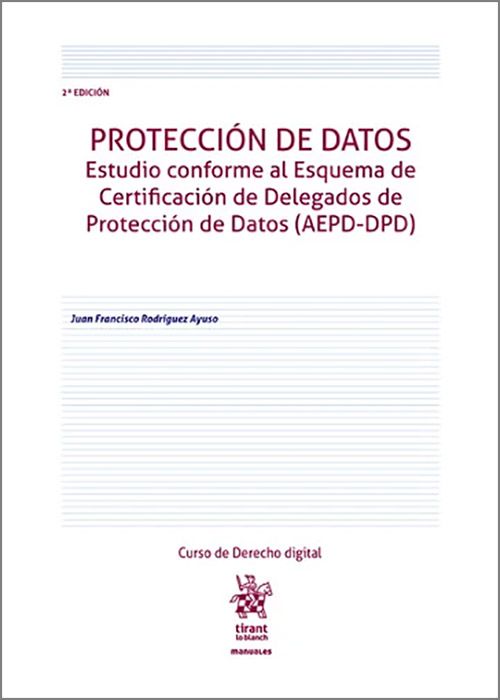 Protección de datos / 9788490334027 / J. F. RODRÍGUEZ AYUSO