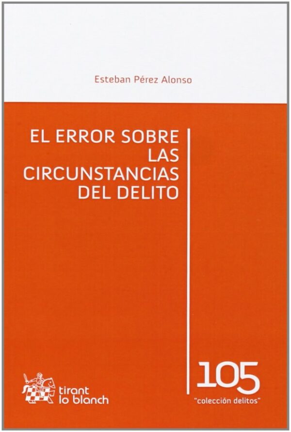 Error circunstancia delito9788490530306