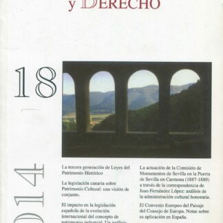 Patrimonio Cultural y Derecho. Número 18. 2014