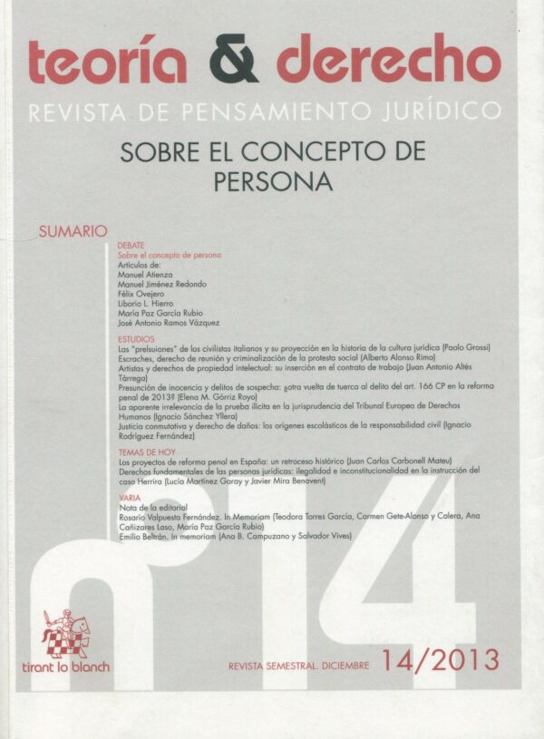Teoría & Derecho  14/2013 9141318883443