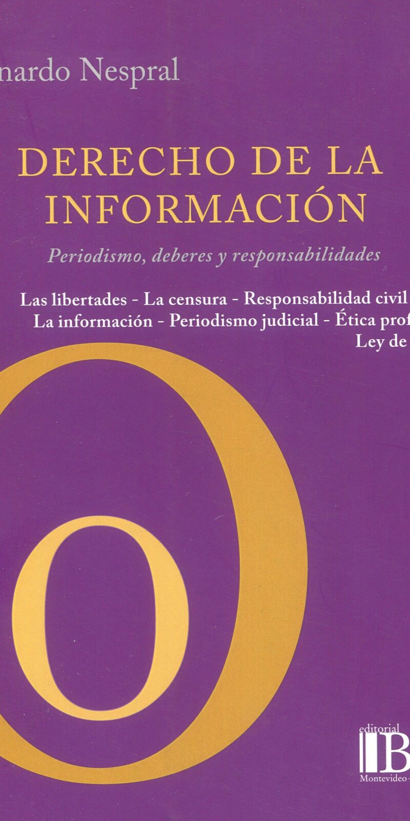 Derecho de la información / 9789974708389