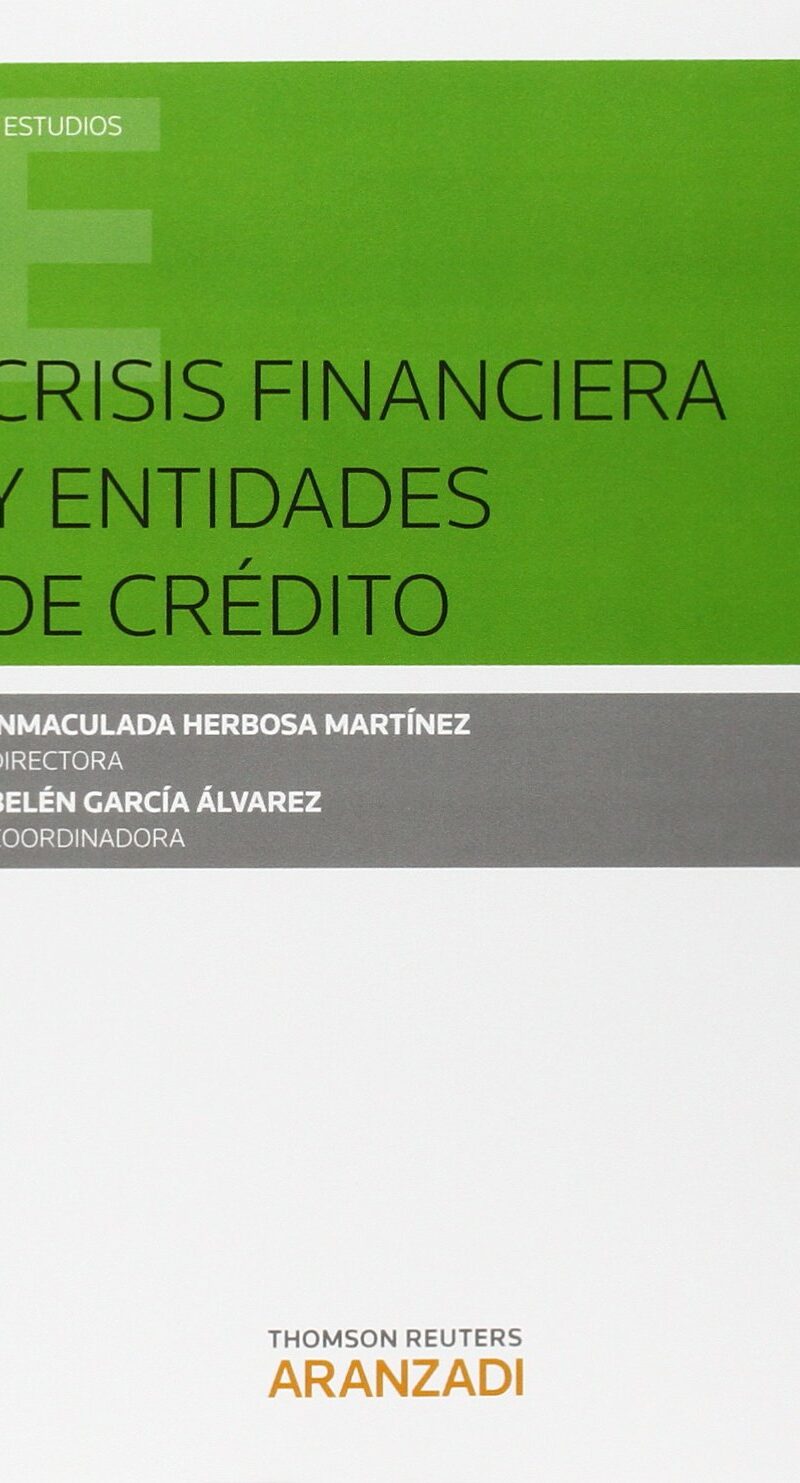 Crisis Financieras Entidades Crédito -9788490596753
