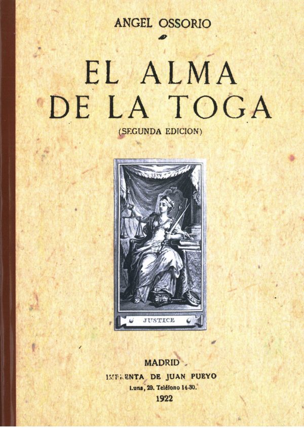 ALMA DE LA TOGA - ANGEL OSSORIO