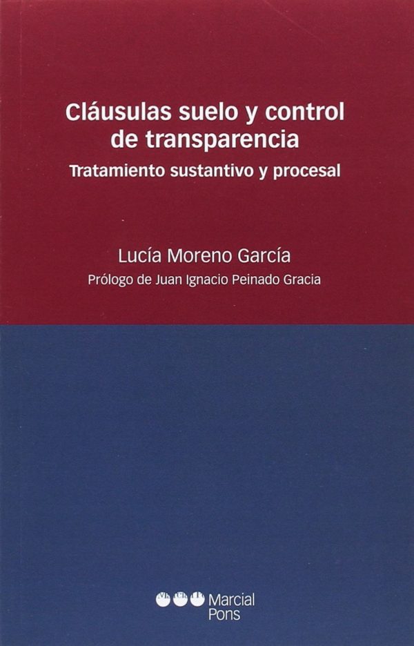 CLAUSULAS SUELO Y CONTROL DE TRANSPARENCIA -9788416212859