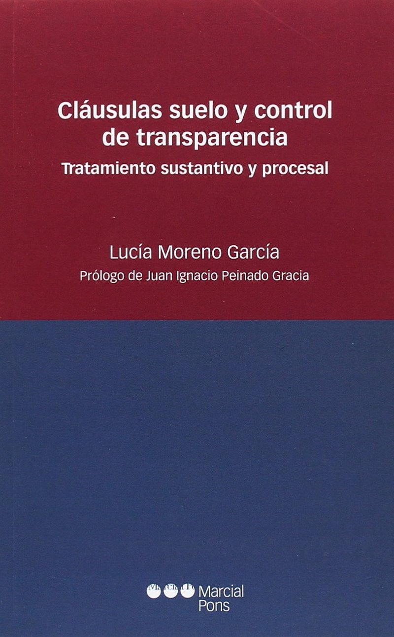 CLAUSULAS SUELO Y CONTROL DE TRANSPARENCIA -9788416212859