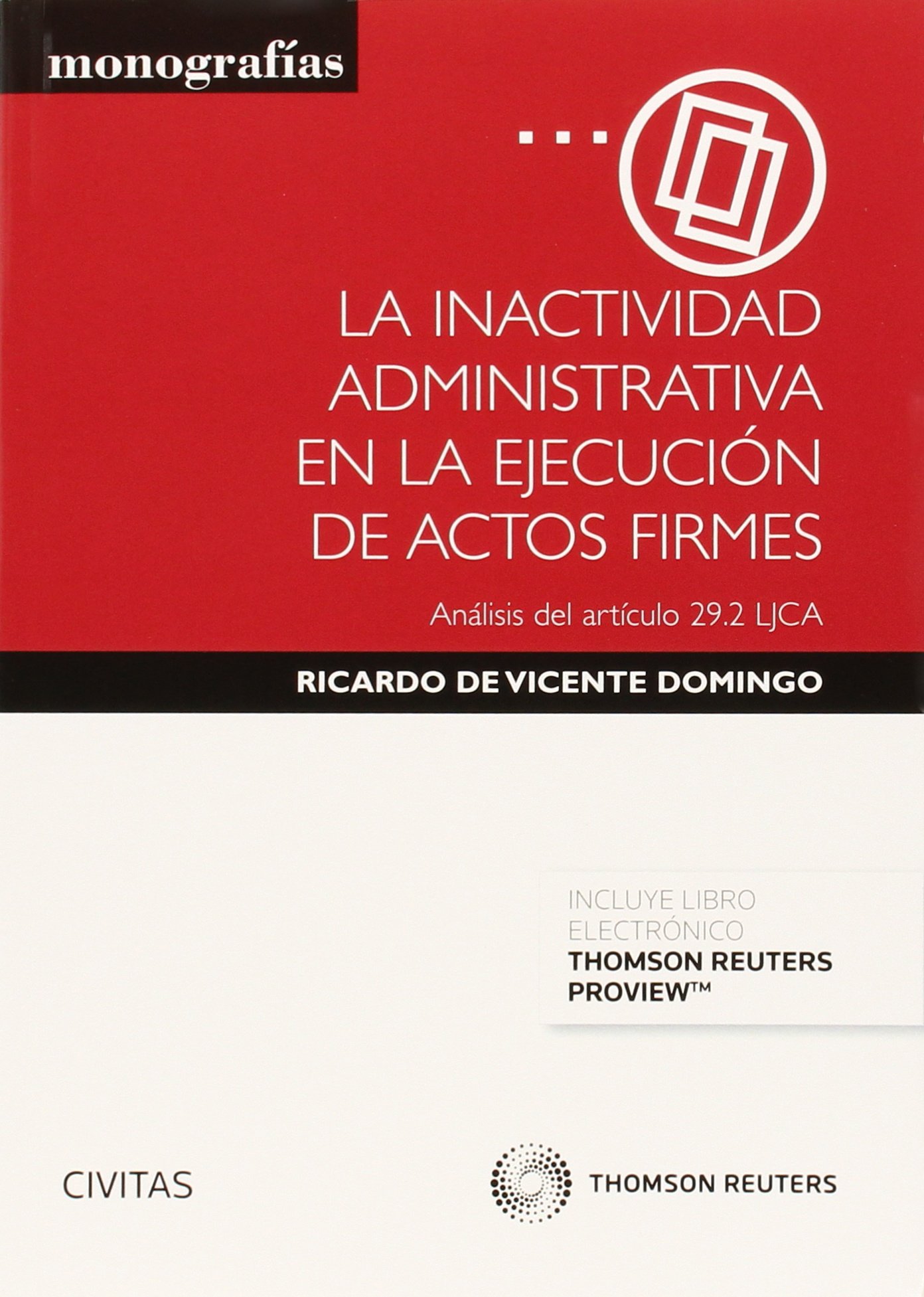 Ricardo de Vicente Domingo, es Profesor Titular de Derecho Administrativo de la Universidad de Valencia y abogado en ejercicio en materias contencioso-administrativas (desde 1996).