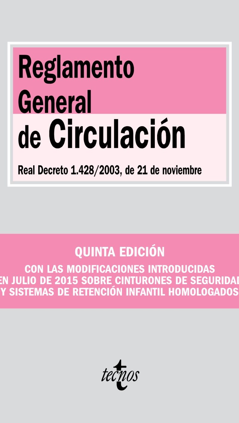 Reglamento General de Circulación Real Decreto 1.428