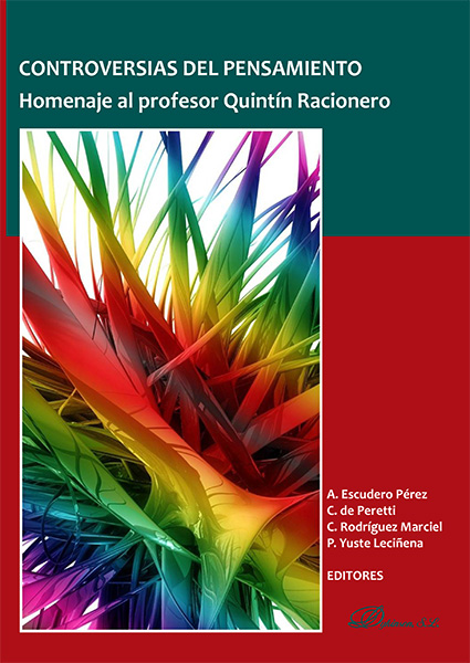 Controversias del Pensamiento Homenaje al Profesor Quintín Racionero-9788490856697