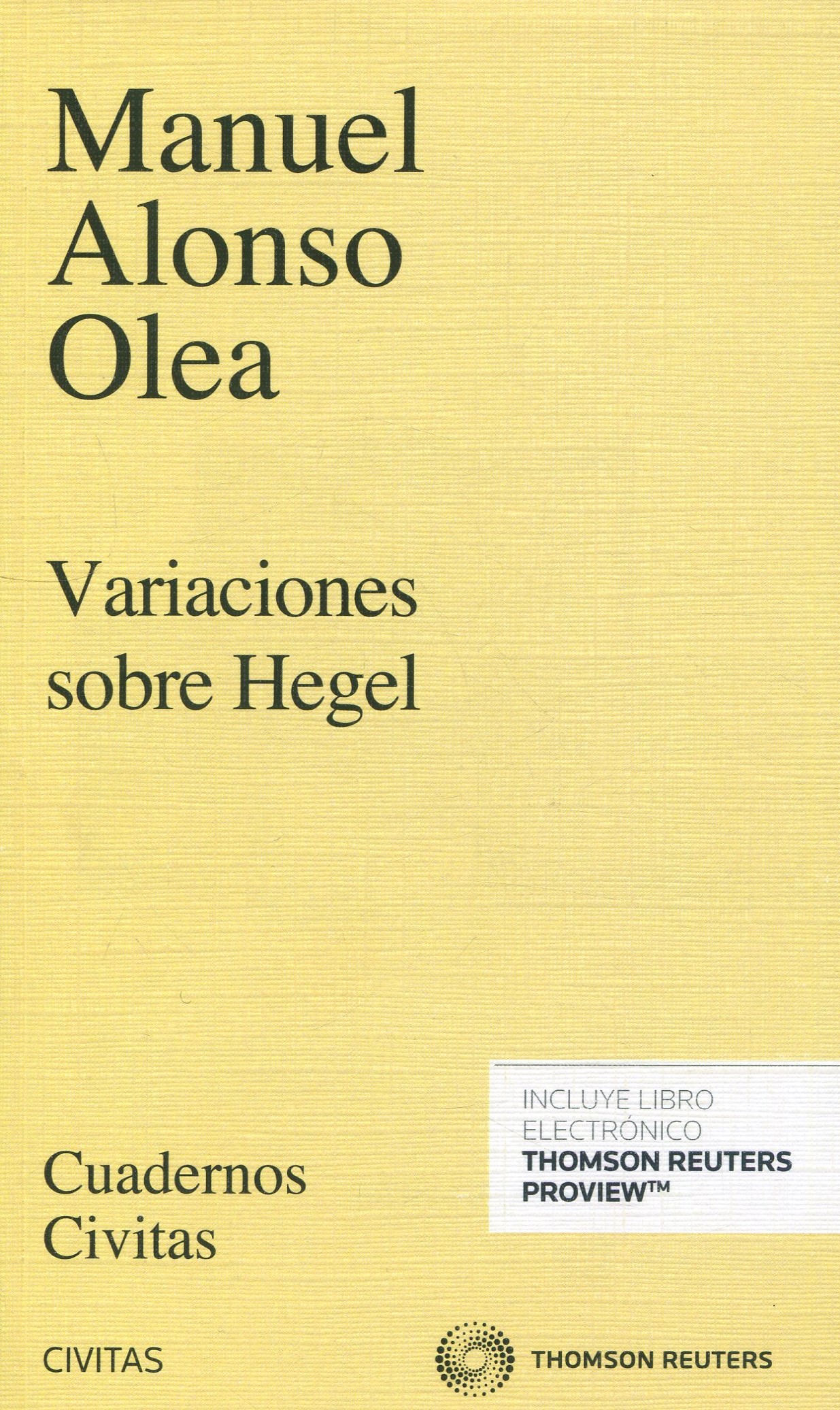 Variaciones sobre Hegel 9788491358473