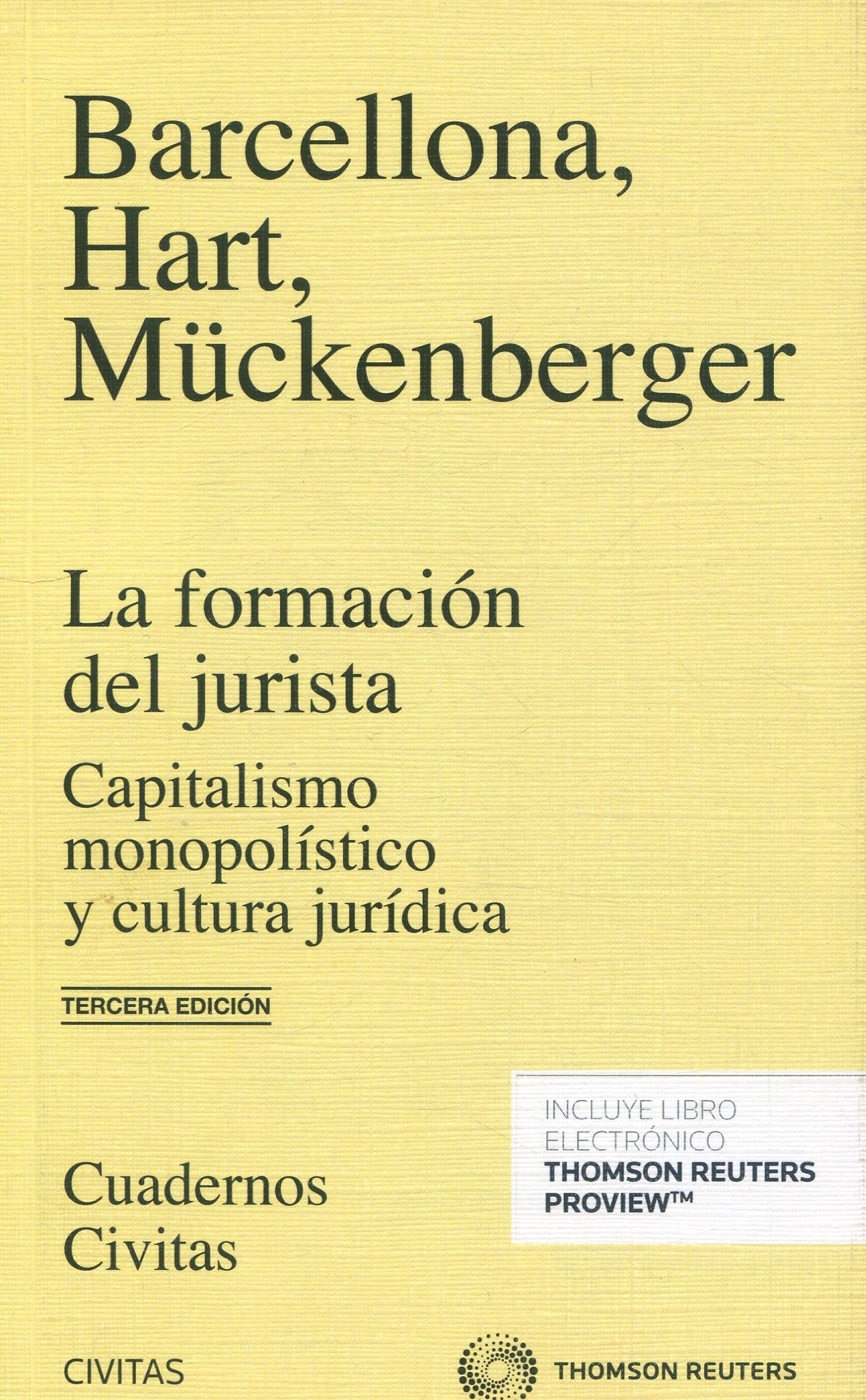 Formación del Jurista / Barcellona, Hart/ 9788491358916