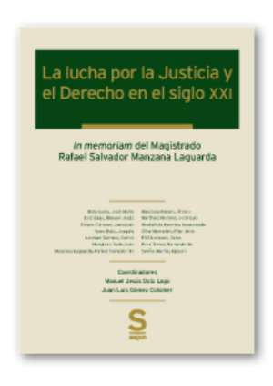 Como sentido homenaje al Magistrado Don Rafael Manzana Laguarda, recientemente fallecido