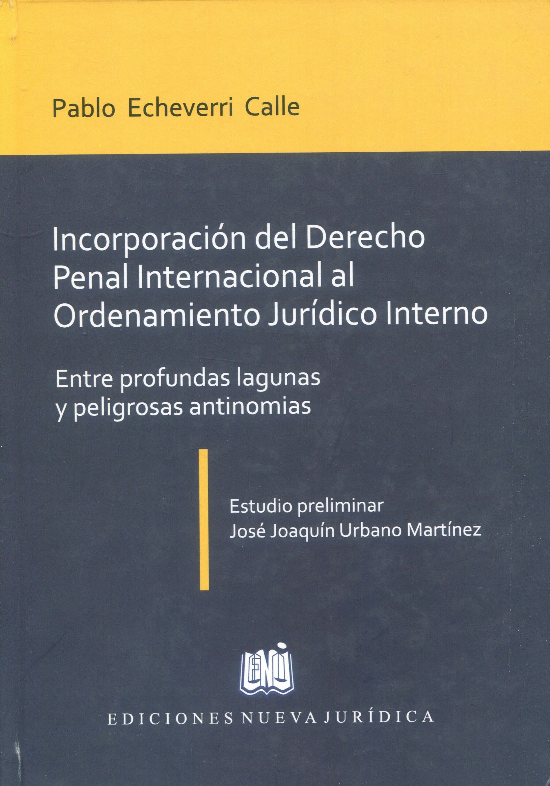 Incorporación Derecho Penal/ P. Echeverri /9789584817563