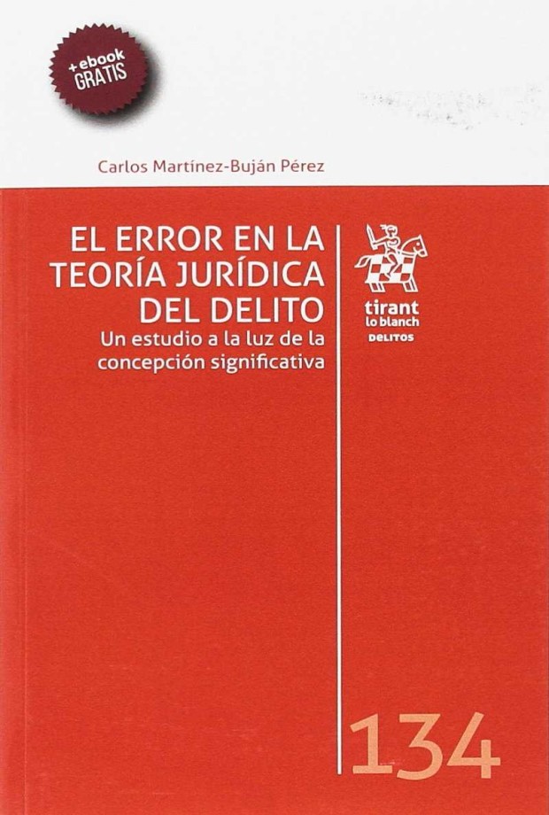 Error teoría jurídica delito 9788491693055