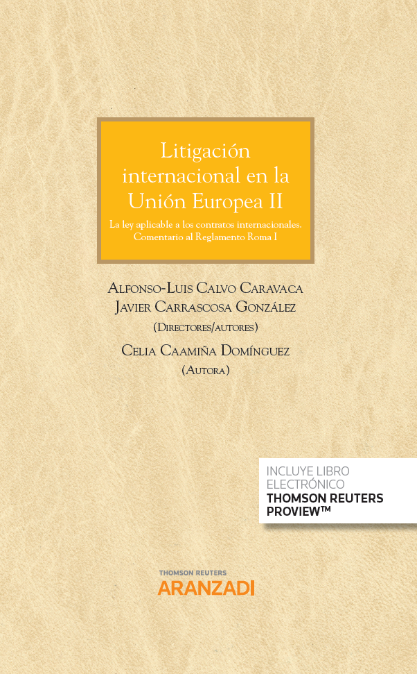 Litigación Internacional en la Unión Europea II