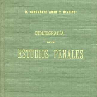 Bibliografía de los Estudios Penales