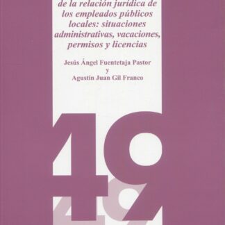 Configuración de la relación jurídica de los empleados públicos locales: situaciones administrativas, vacaciones, permisos y licencias