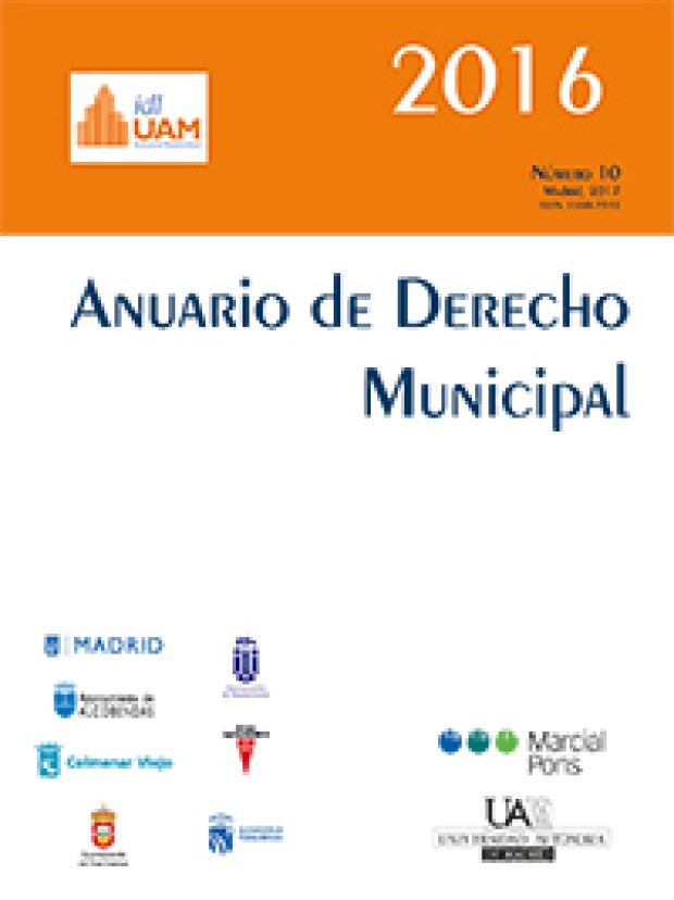 Anuario de Derecho Municipal 2016 9771618887392