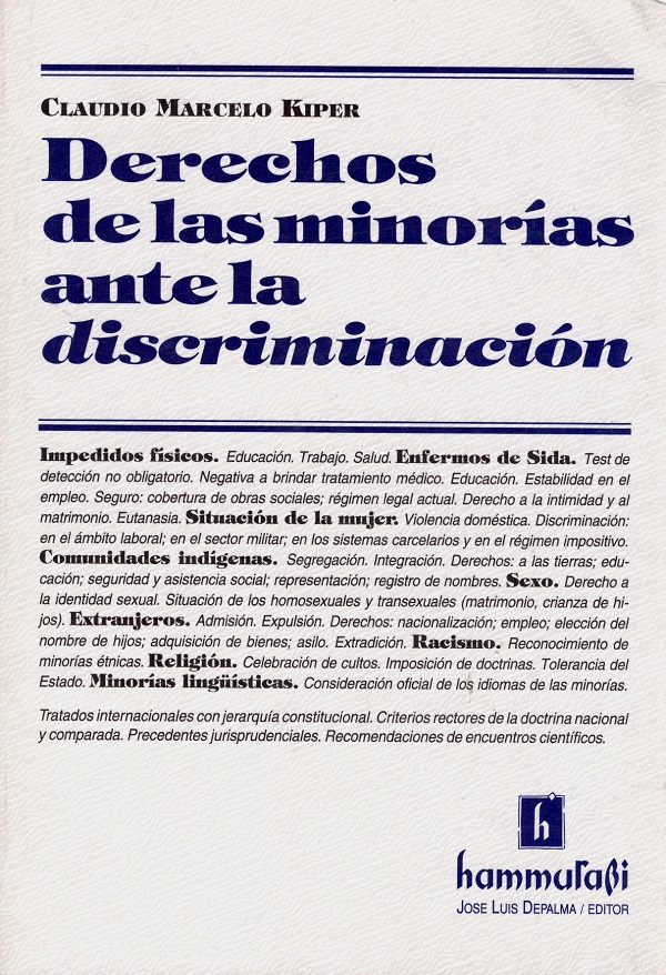 Derechos de las Minorías ante la Discriminación -0