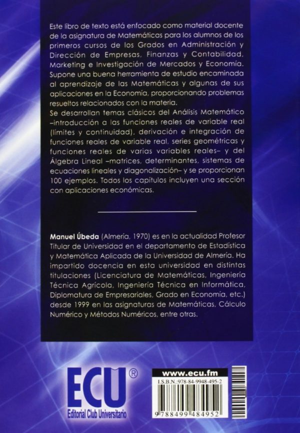 Fundamentos Matemáticos para la Economía -41663