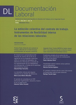 Documentación Laboral, 111 Año 2017 Vol. III La Extinción Colectiva del Contrato de Trabajo. Instrumentos de Flexibilidad Interna de la-0
