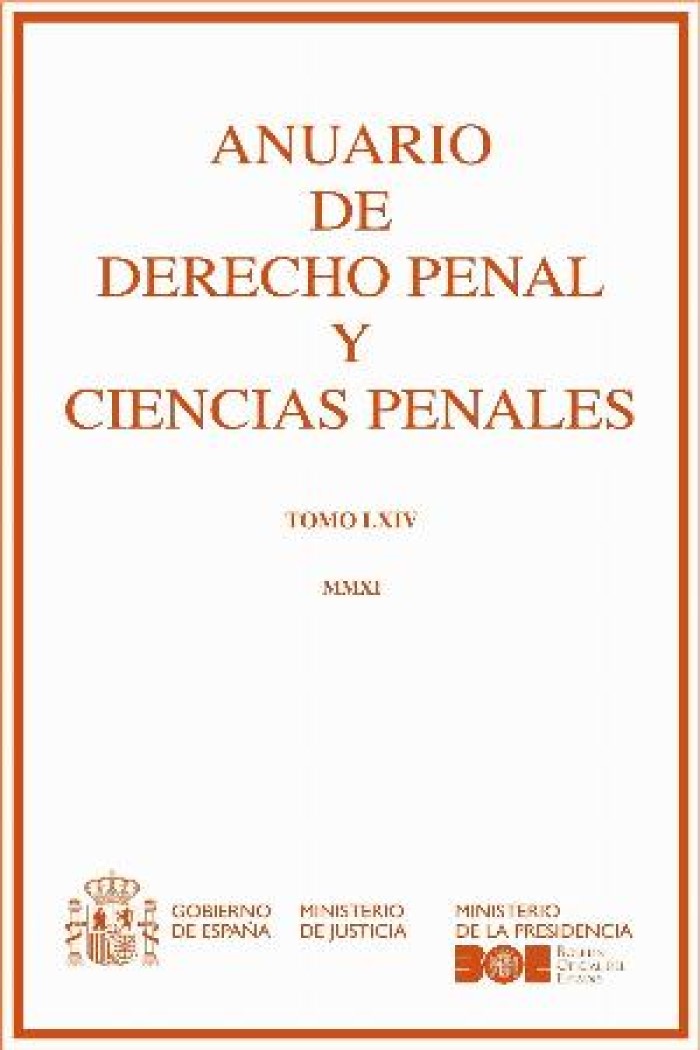 Anuario de Derecho Penal y Ciencias Penales, 64, 2011 -0