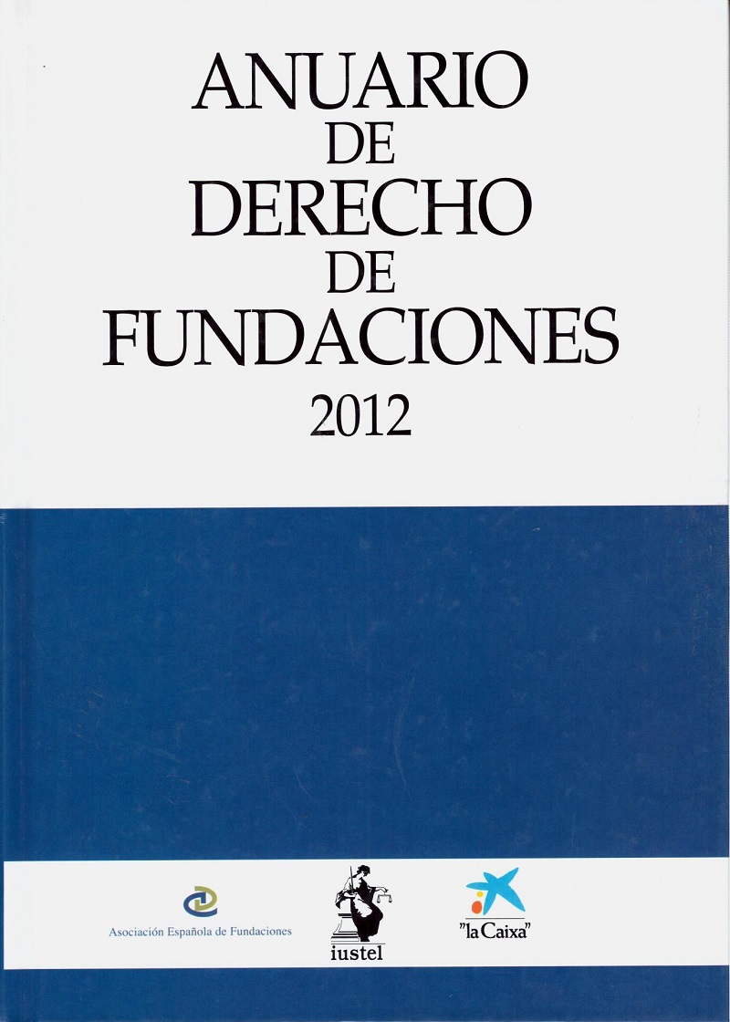 Anuario de Derecho de Fundaciones 2012 -0
