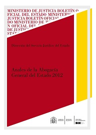 Anales de la Abogacía General del Estado 2012 DVD -0