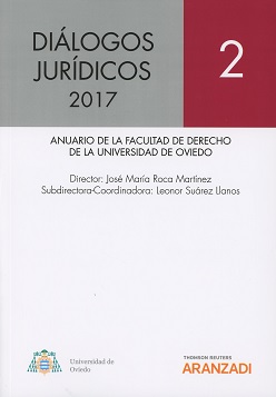 Diálogos Jurídicos 2017 Nº 2 Anuario de la Facultad de Derecho de la Universidad de Oviedo -0
