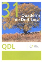 Quaderns de Dret Local Nº 31 (En Catalán) Febrero de 2013.-0